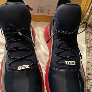 Fendi Fabric Runners Sneaker 'Blue Red'